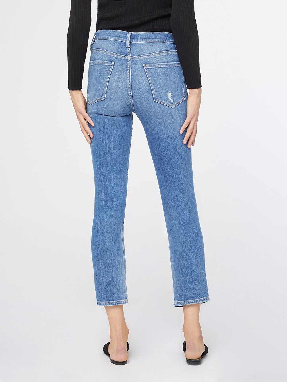 jeans back view