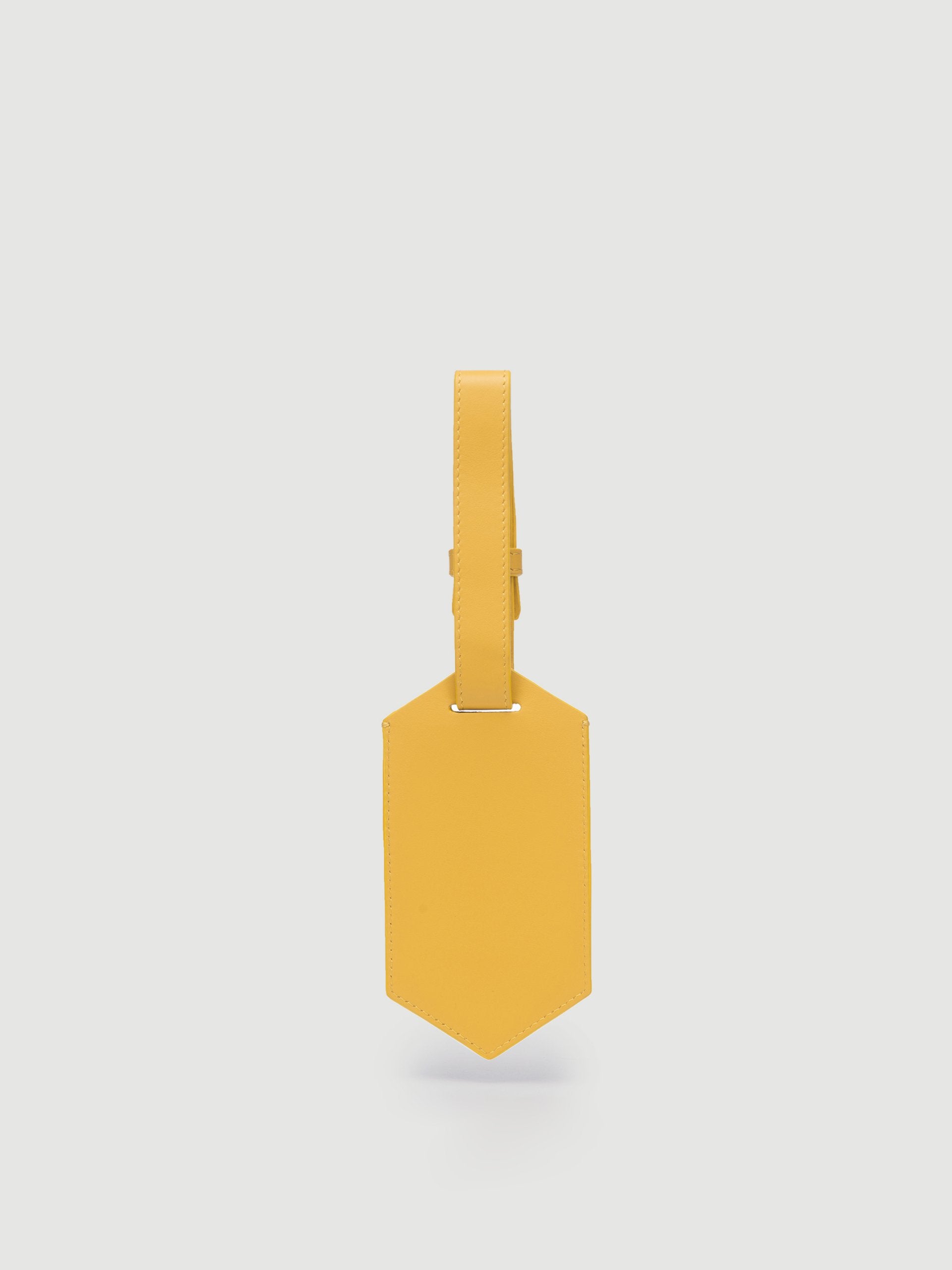 luggage tag back view