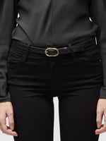 Petit Oval Buckle Belt 