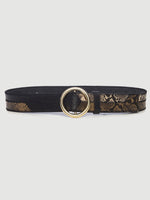 O Ring Patchwork Belt 