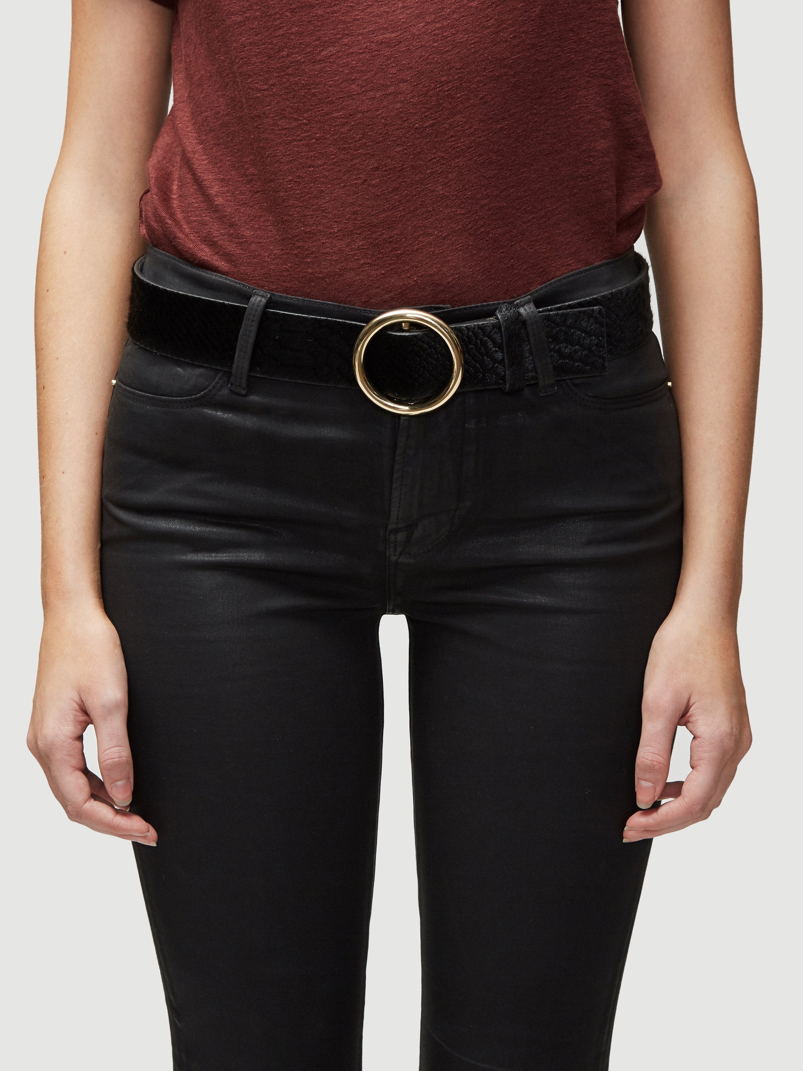 belt front view
