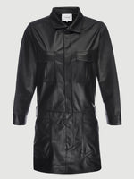 Leather Cargo Dress 