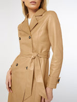 Leather Trench 