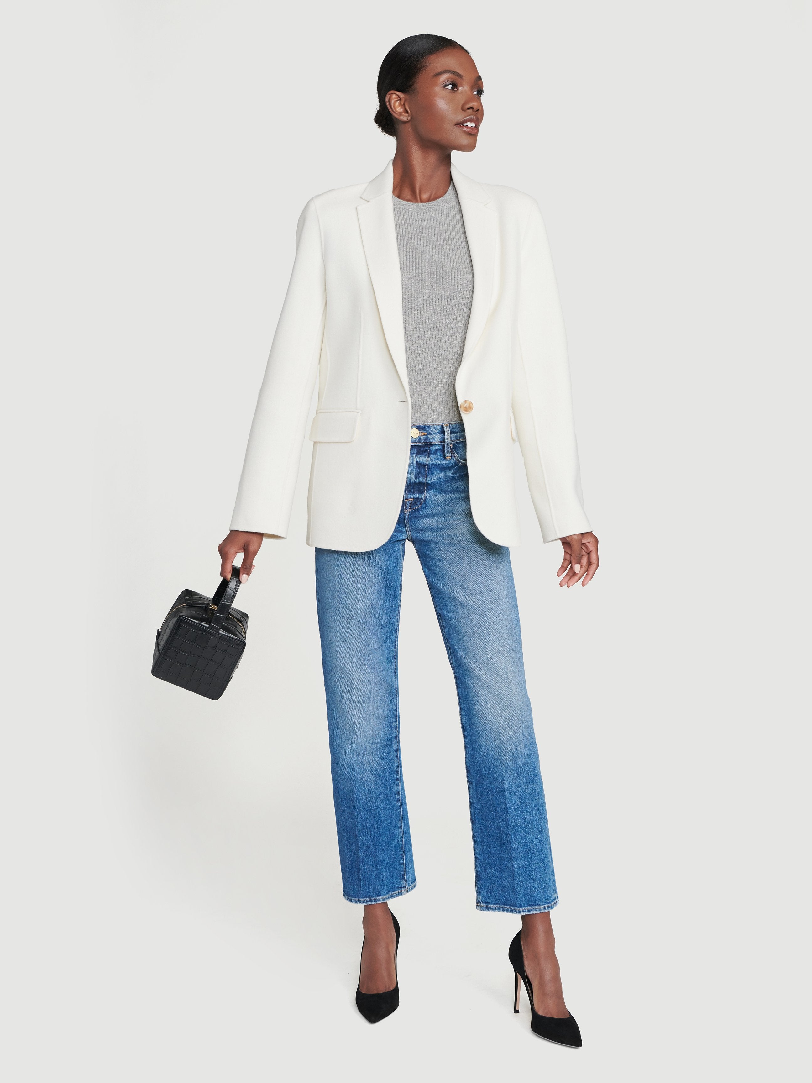 jacket full body front view