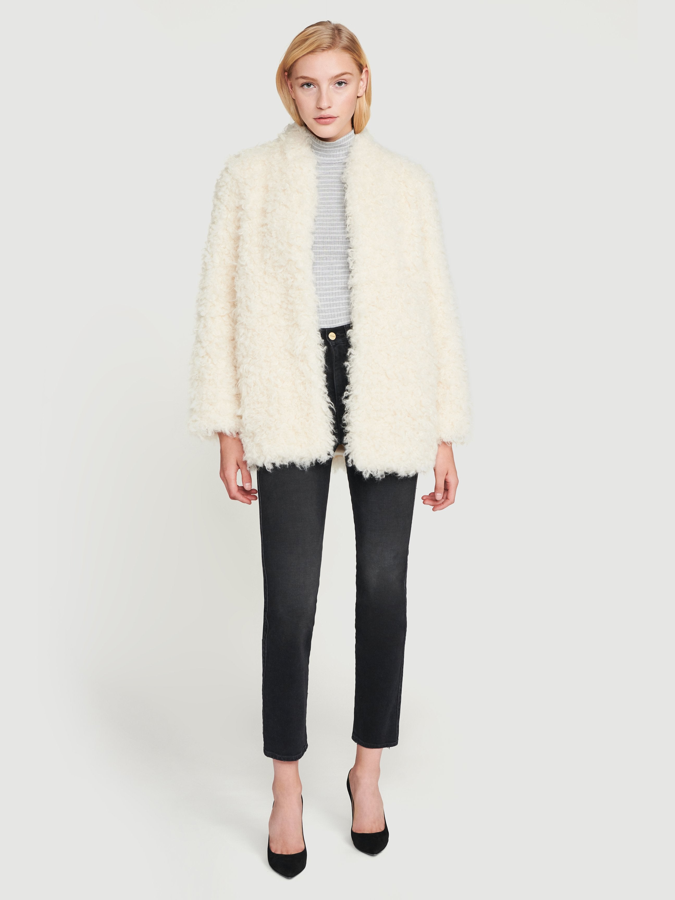 sweater front full body view