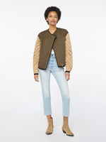 Quilted Colorblocked Jacket 