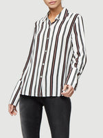 Long Cuff Silk PJ Blouse 