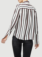 Long Cuff Silk PJ Blouse 