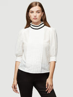 Contrast Trim Top 