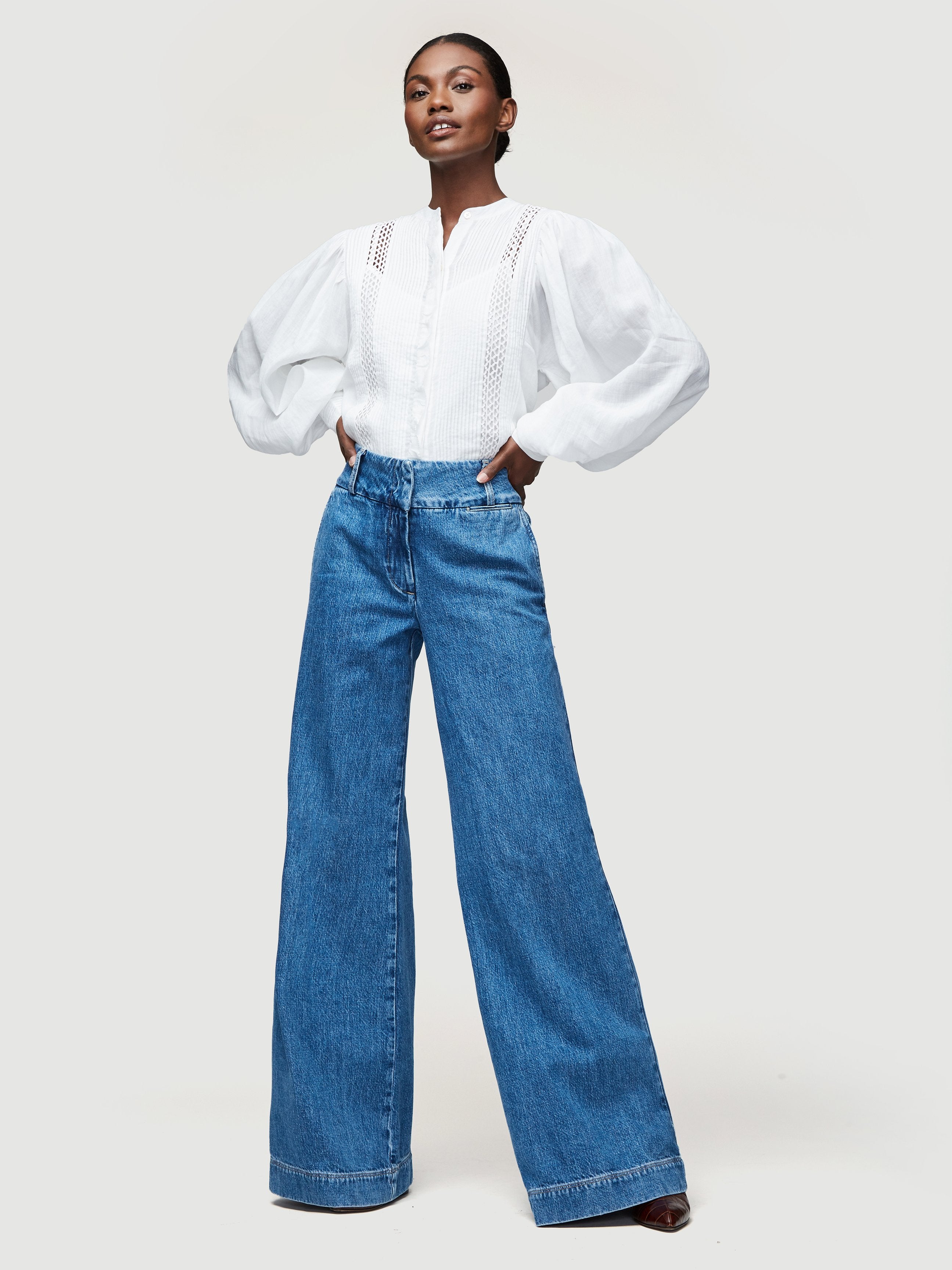 top front full body view