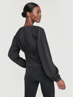 Silk Empire Pleat Top 