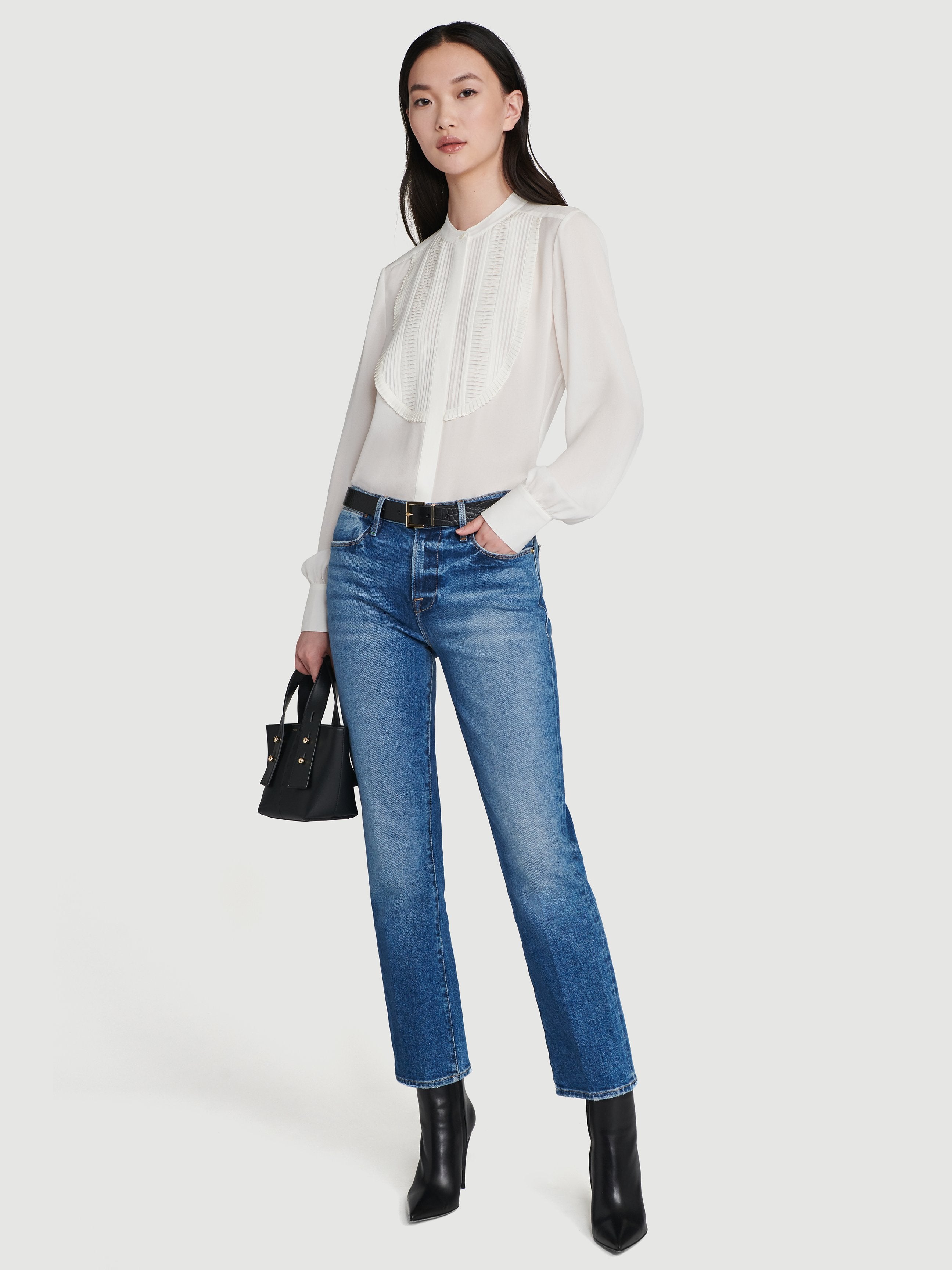 top front full body view