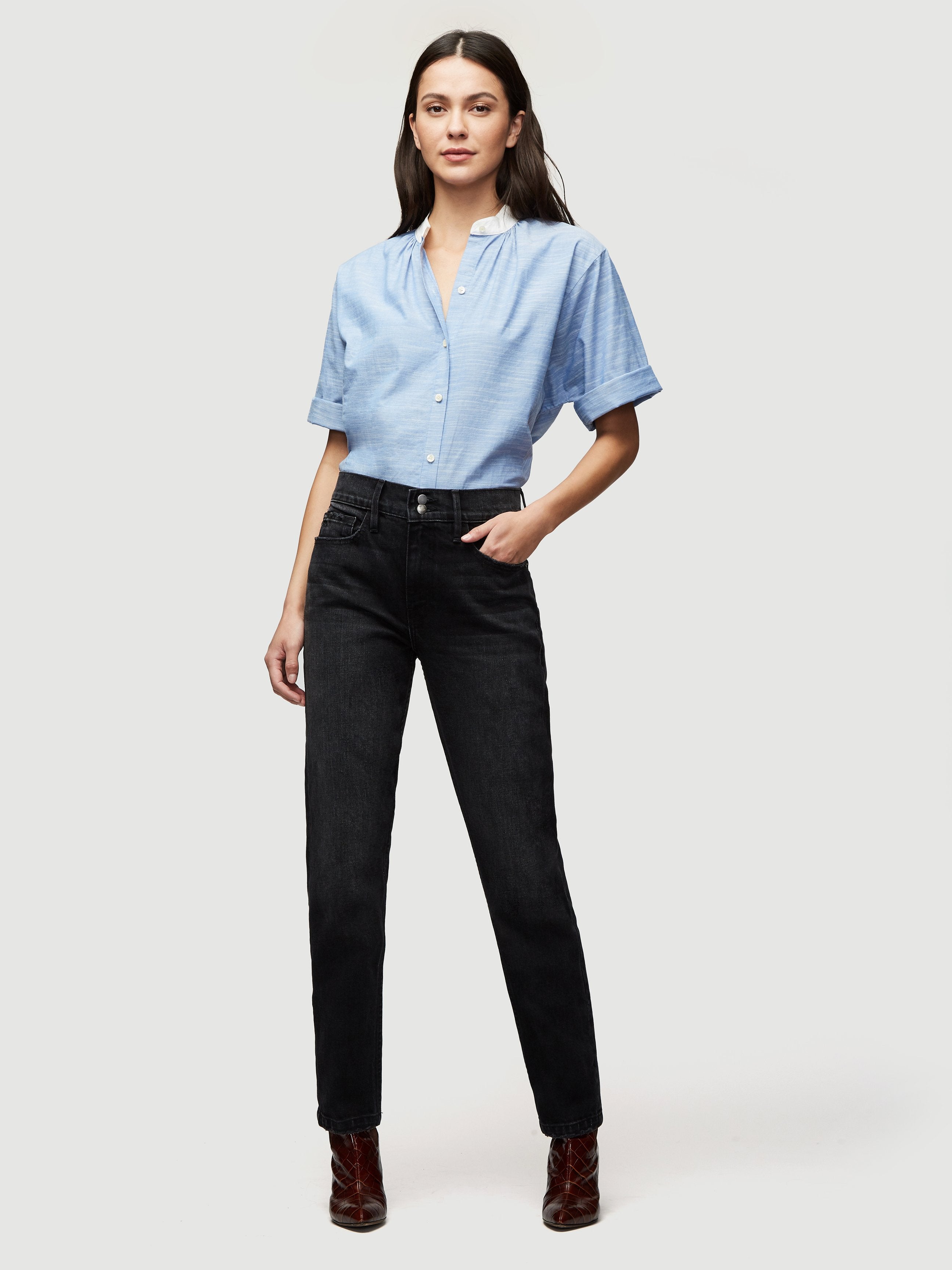 jeans front full body view