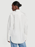 Pleated Clean Collar Shirt 