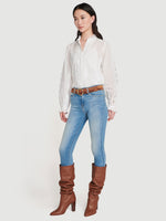 Scallop Button Down Shirt 