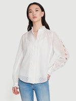 Scallop Button Down Shirt 