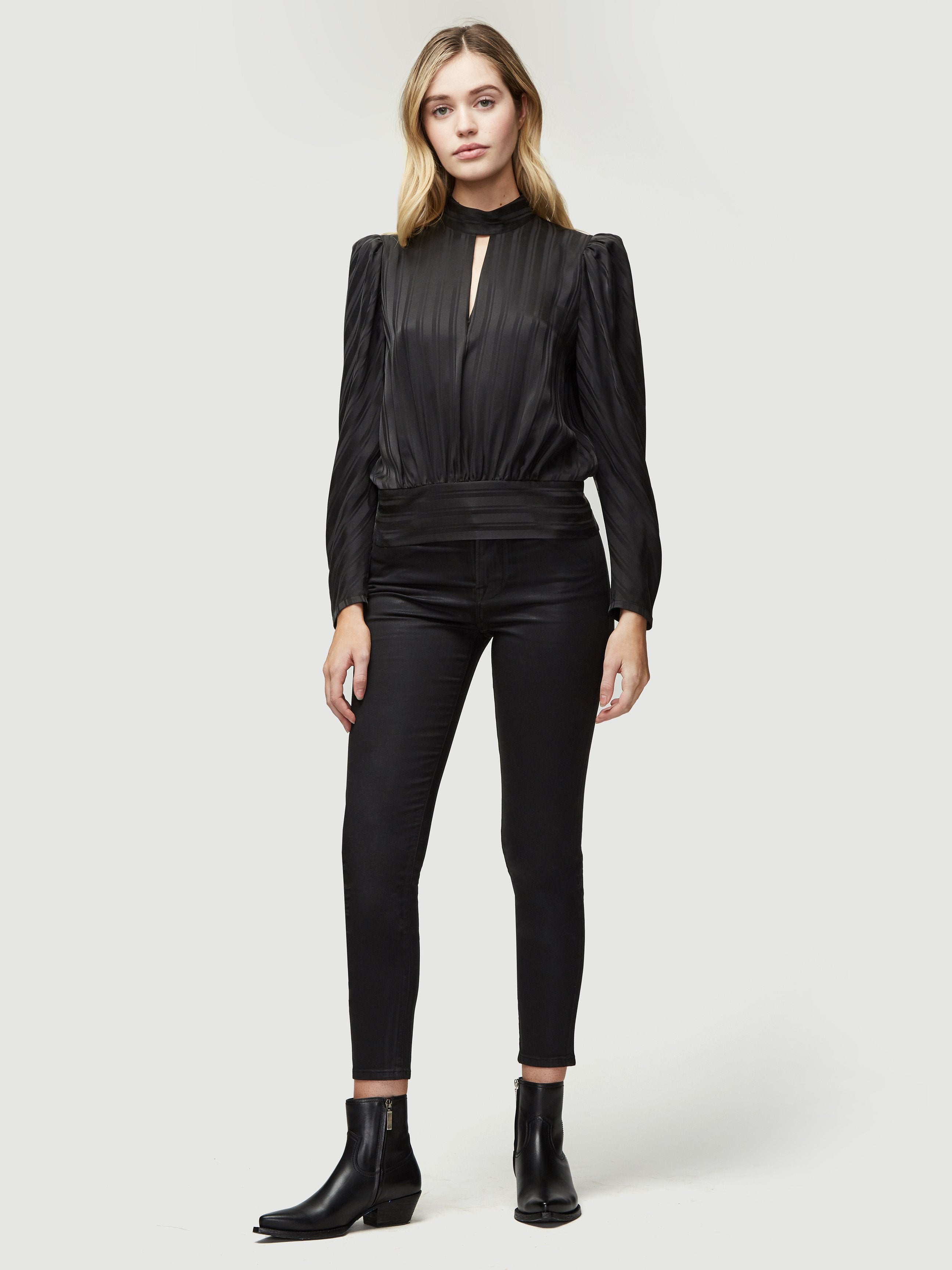 top front full body view