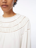 Silk Twisted Pleat Top 