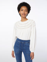 Silk Twisted Pleat Top 