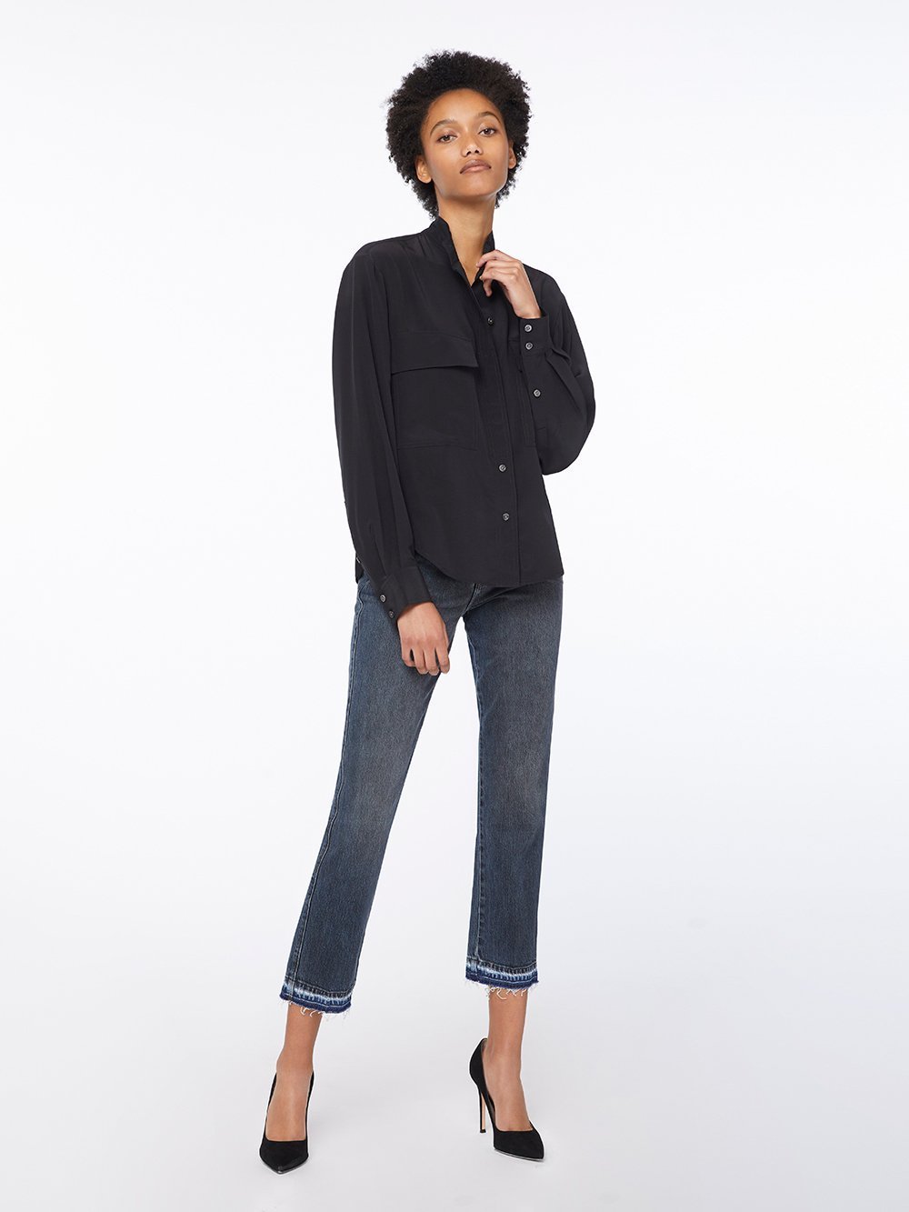 top front full body view