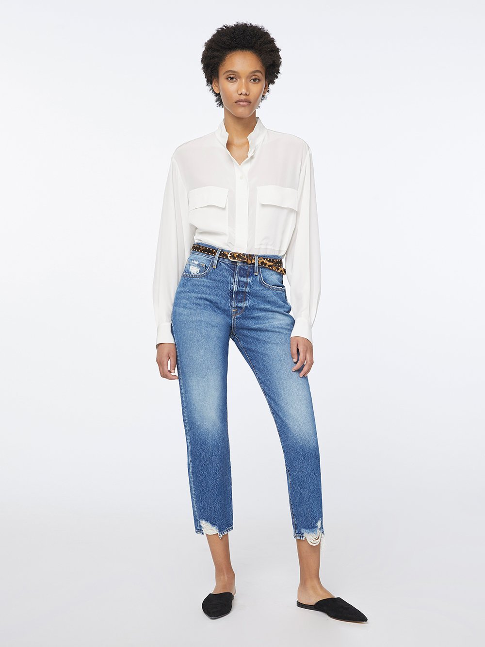 top front full body view