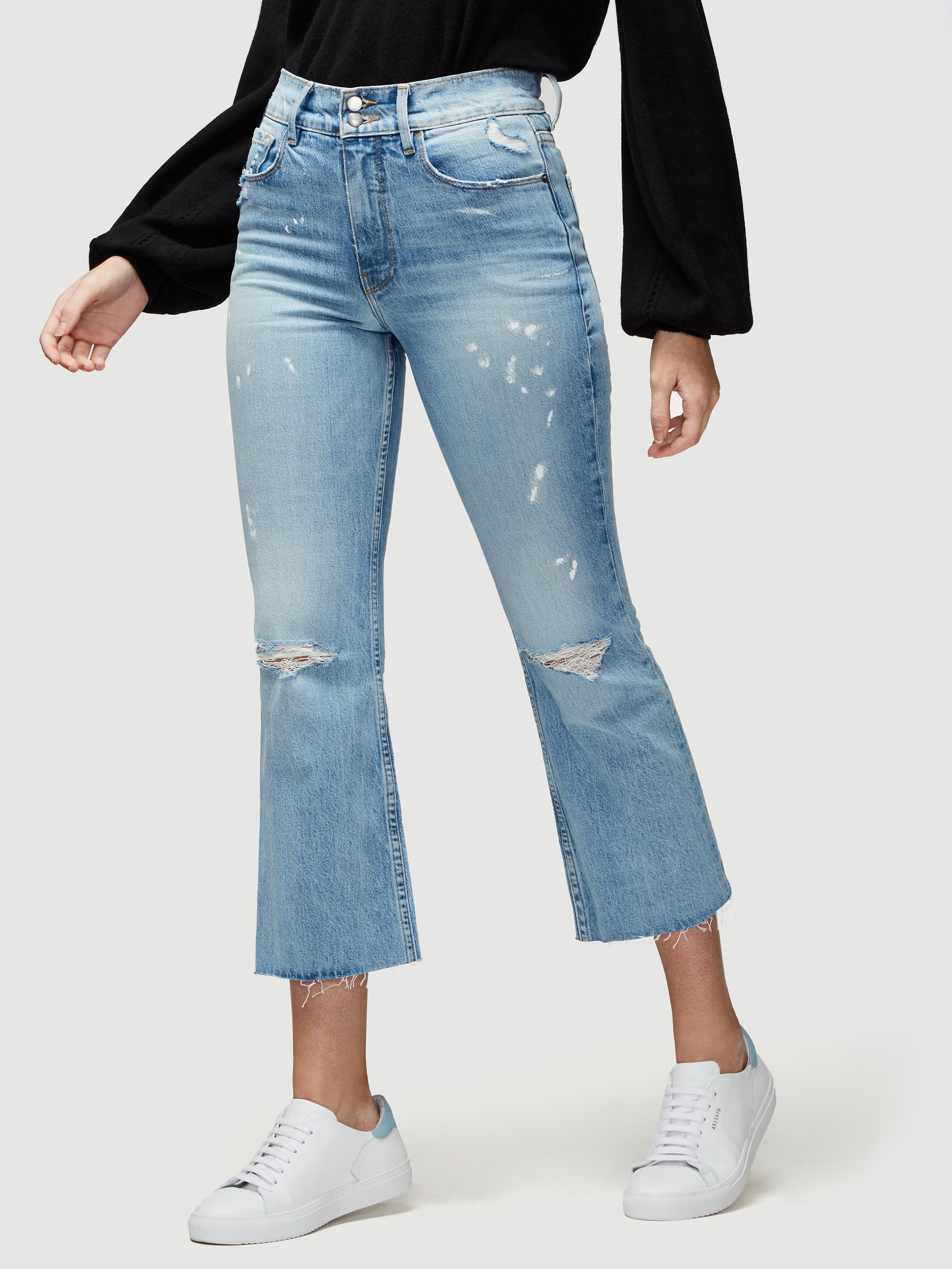 jeans front view