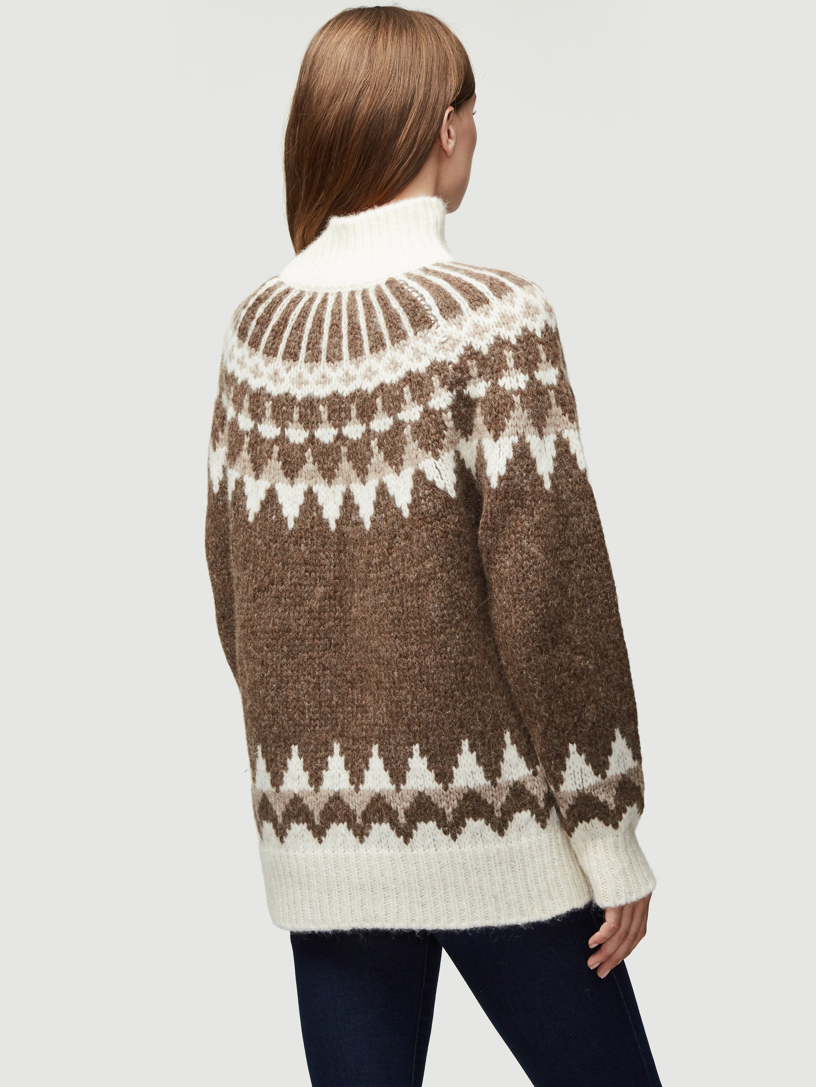 sweater back view