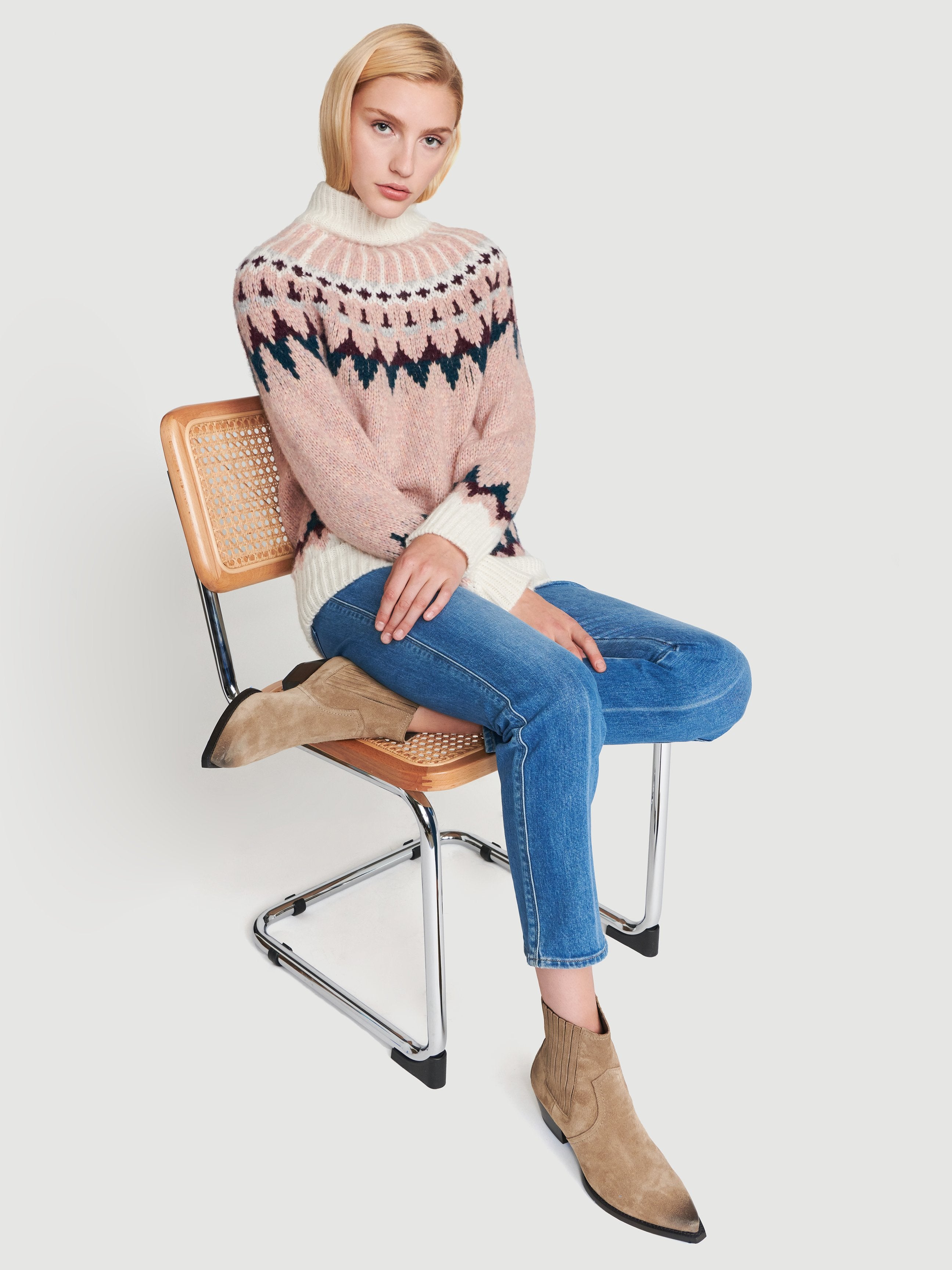 sweater front full body view 