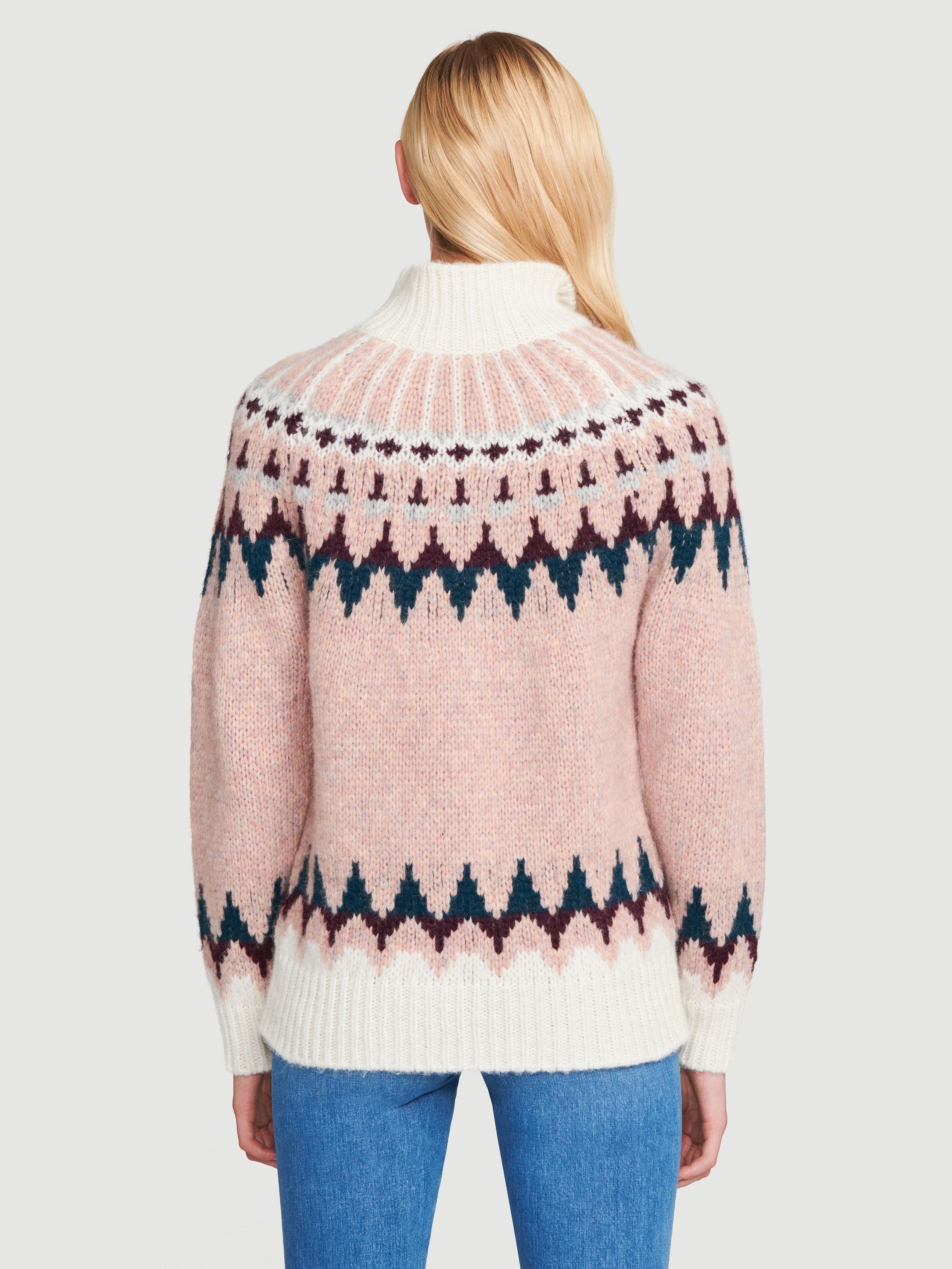 sweater back view