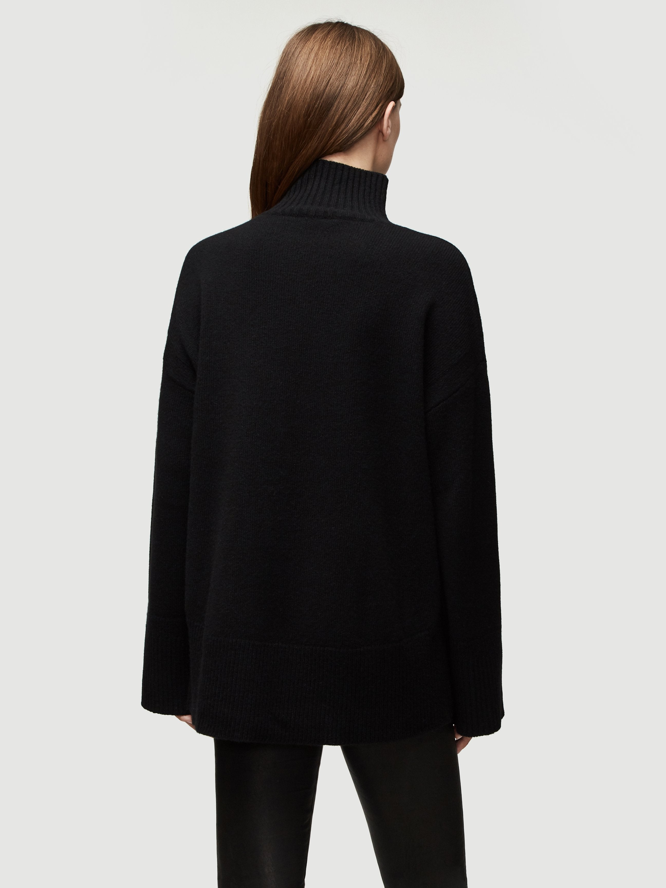 sweater back view