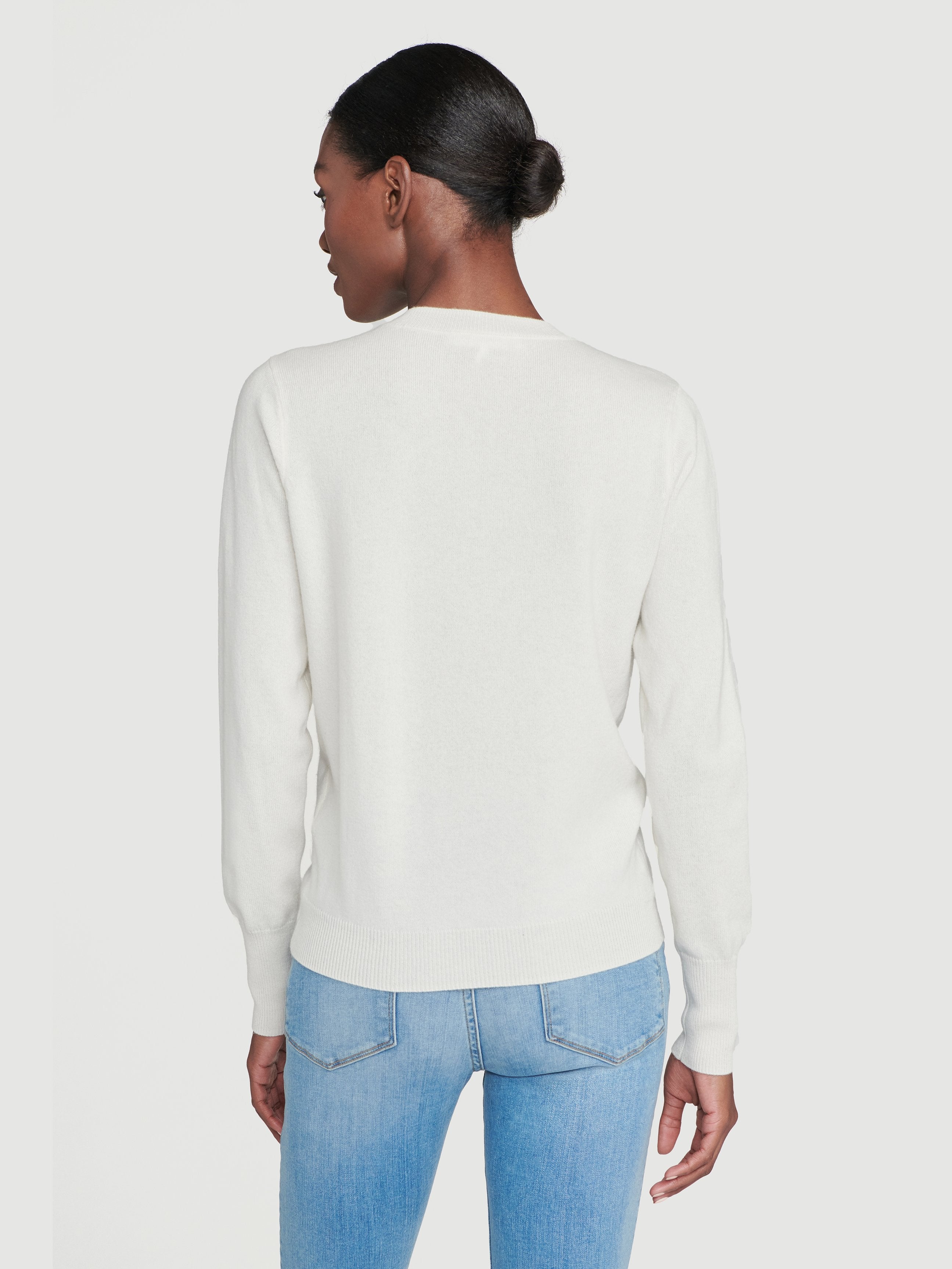sweater back view
