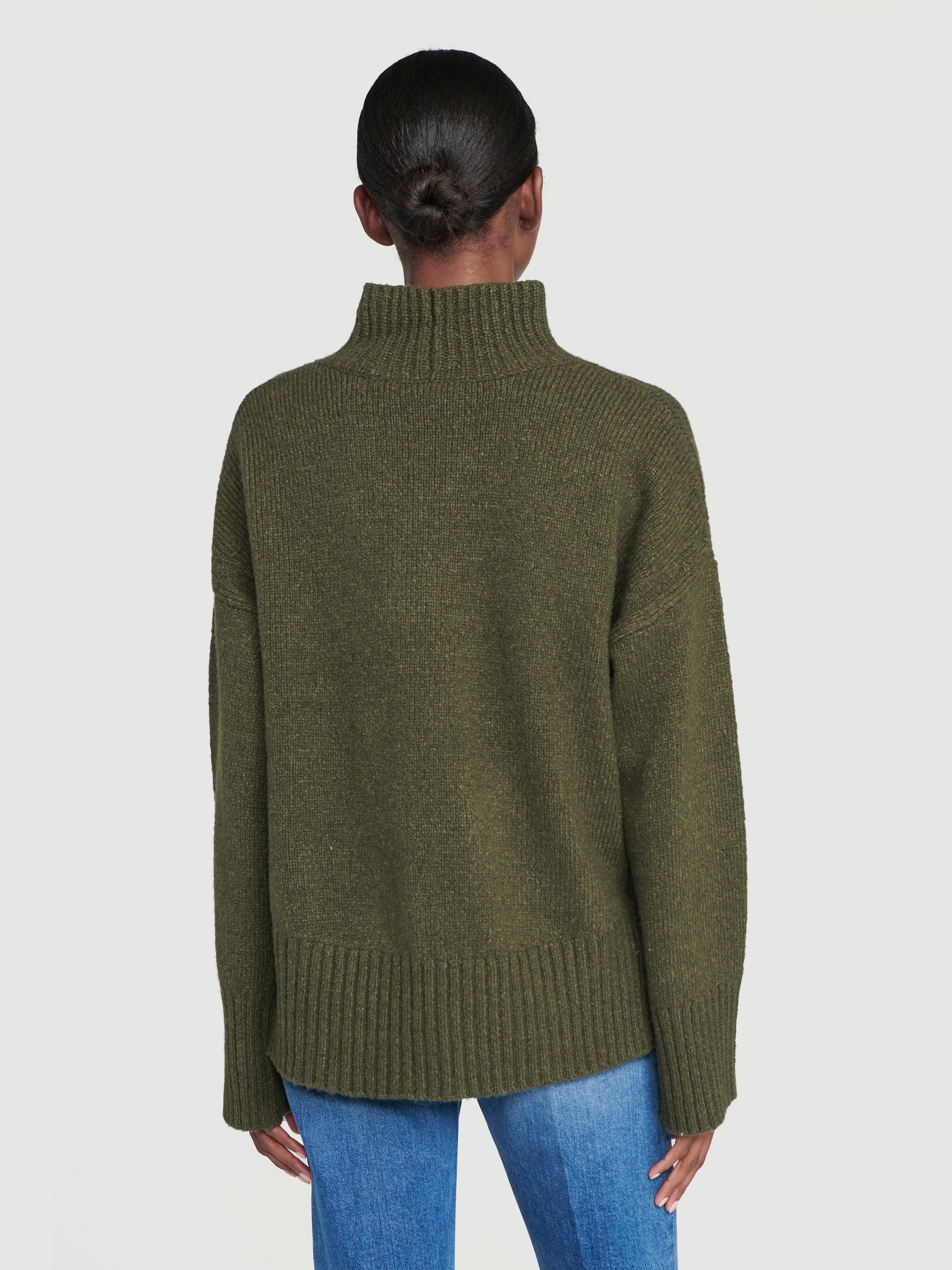sweater back view