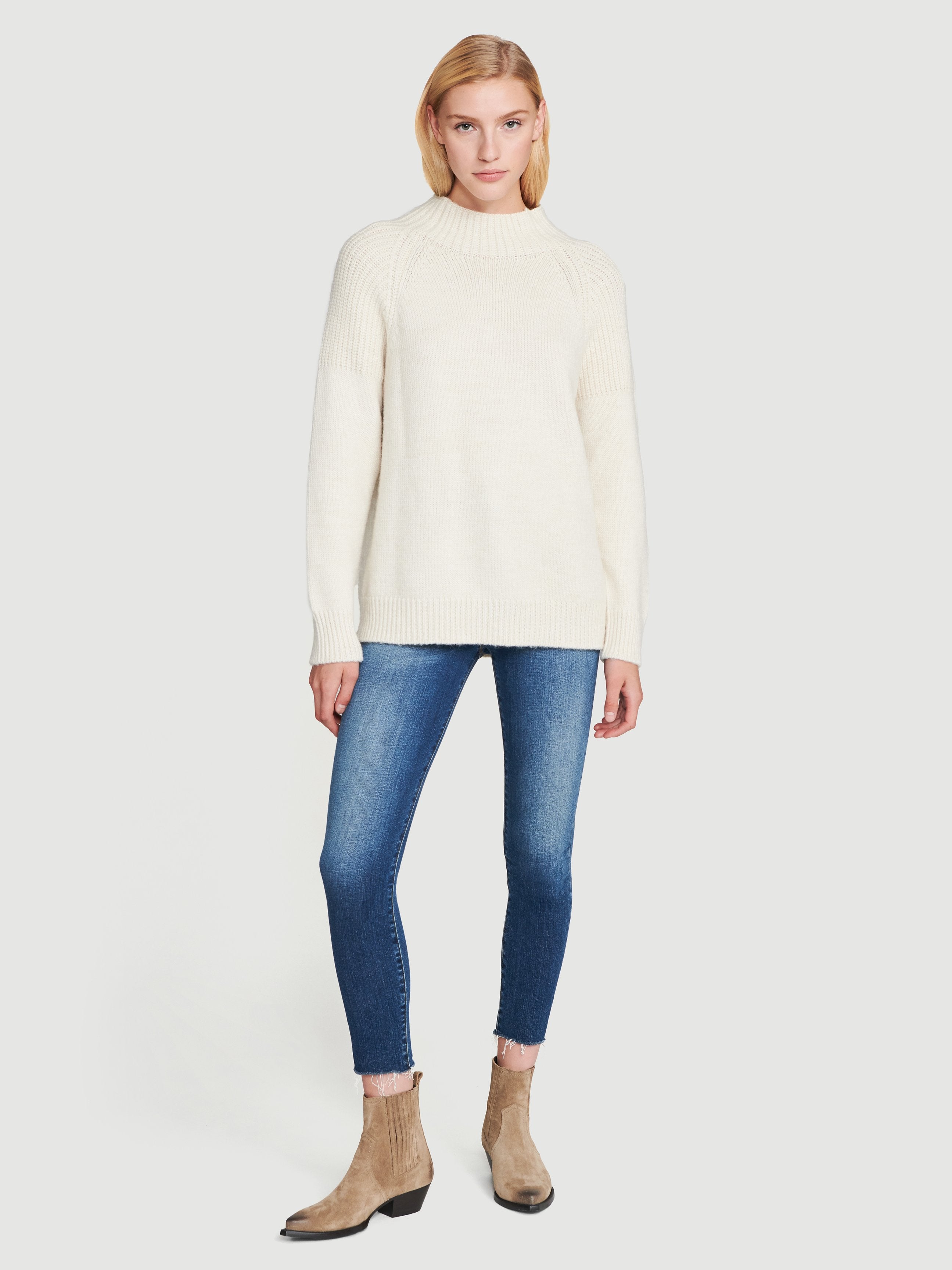 sweater front full body view