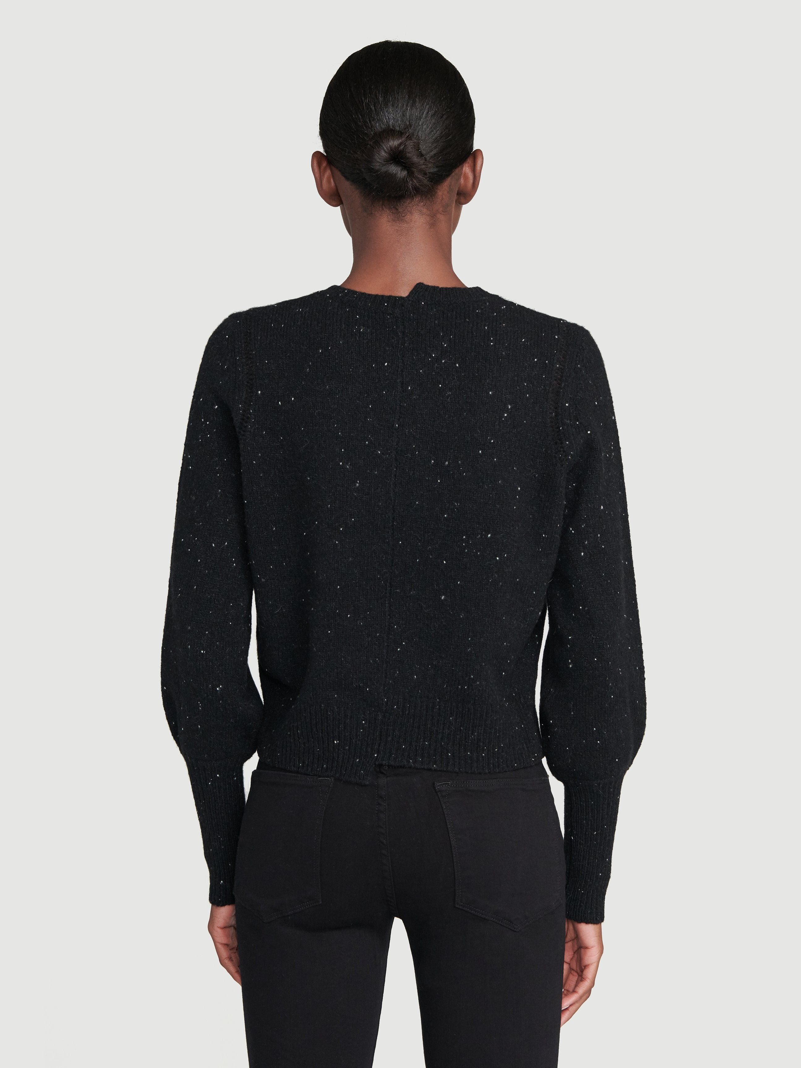 sweater back view