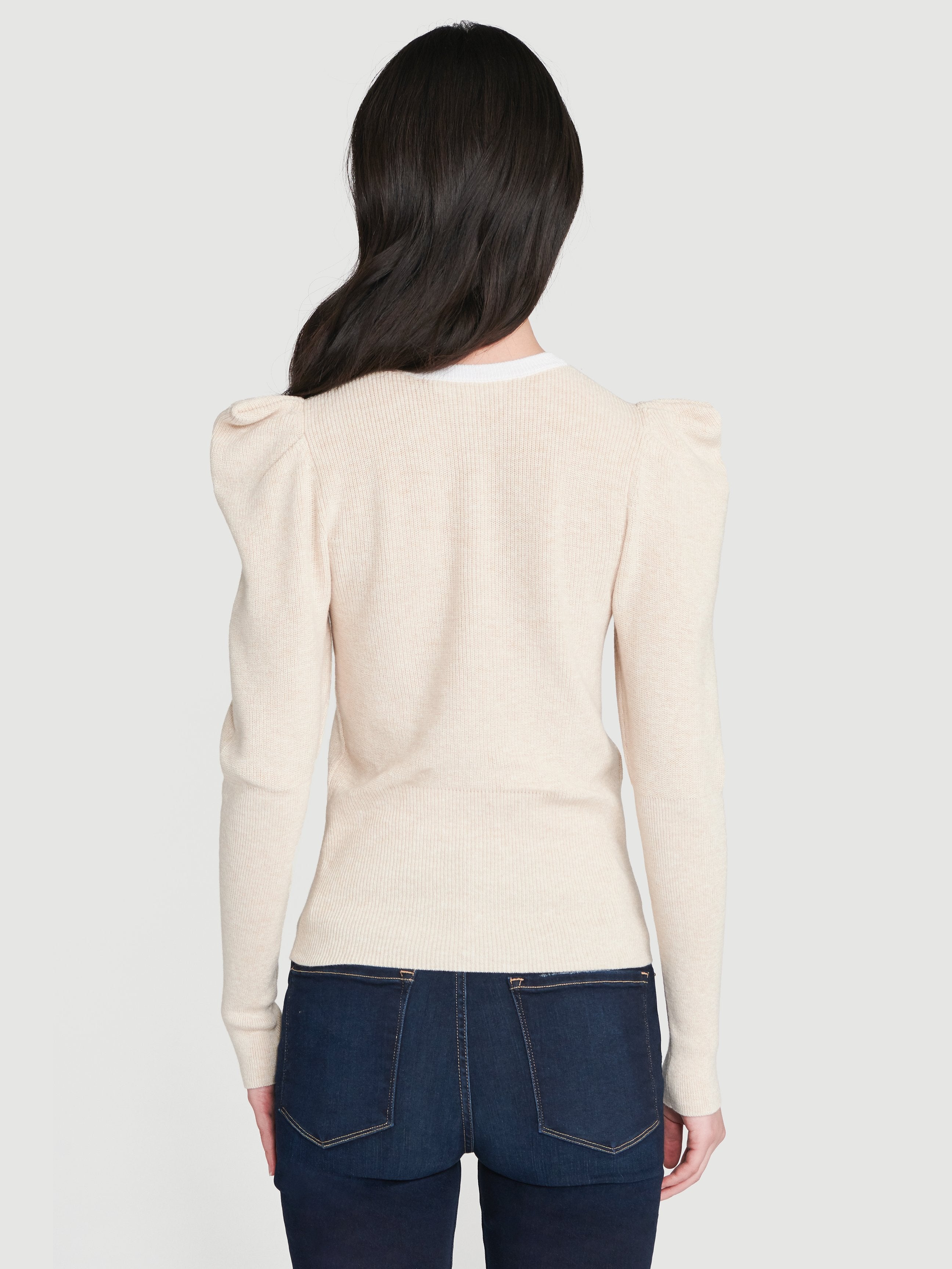 sweater back view