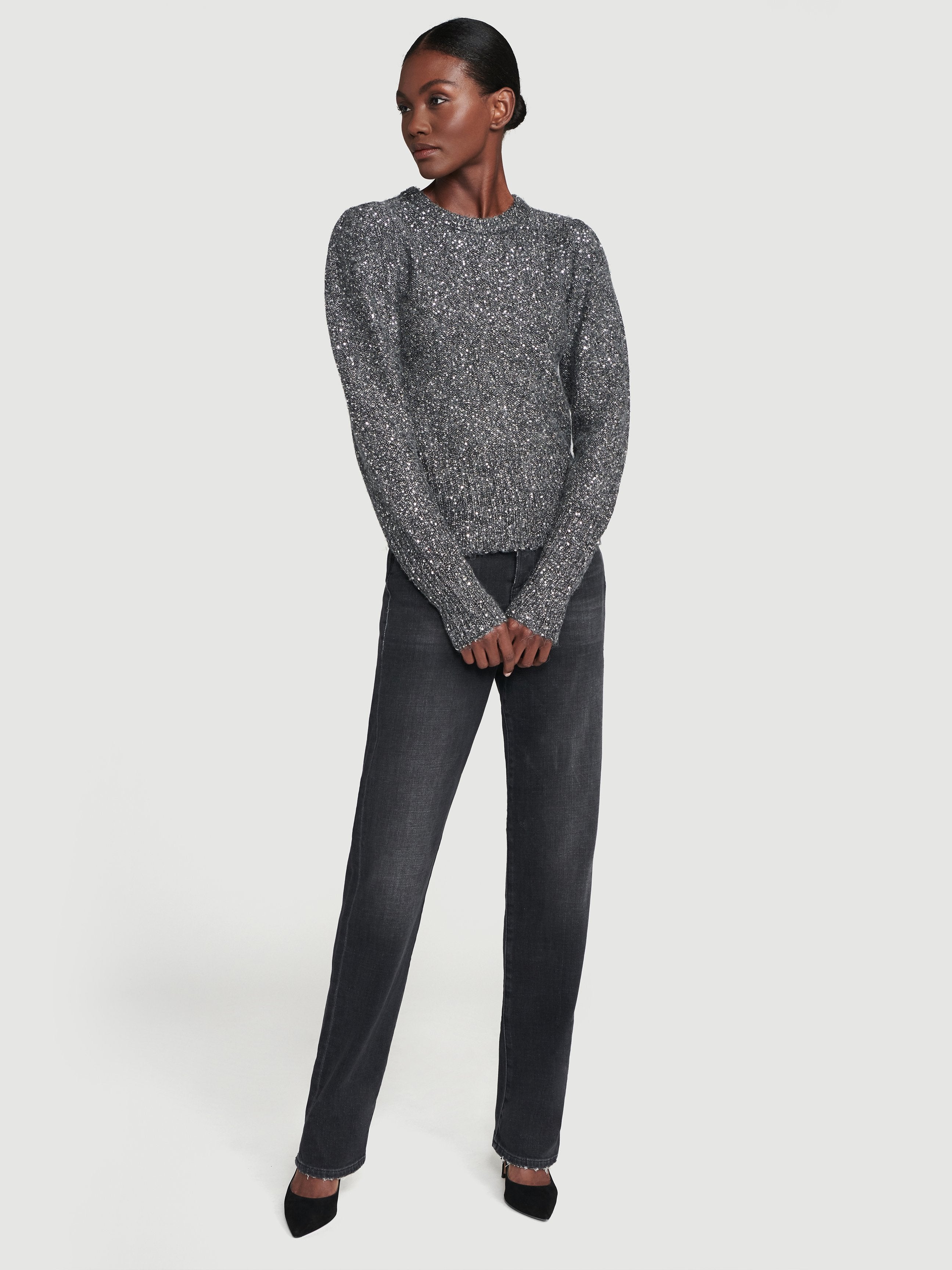 sweater front full body view
