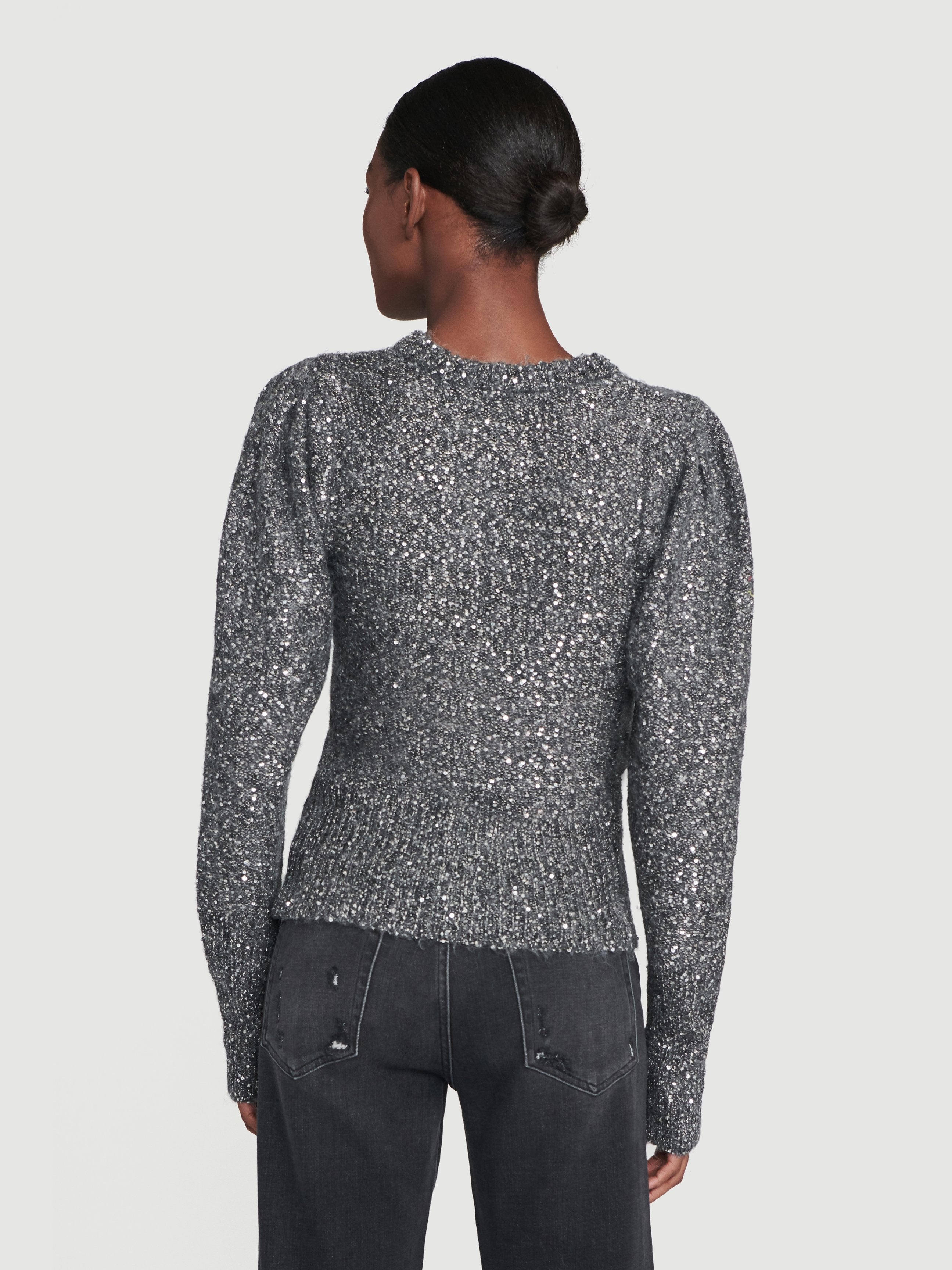 sweater back view