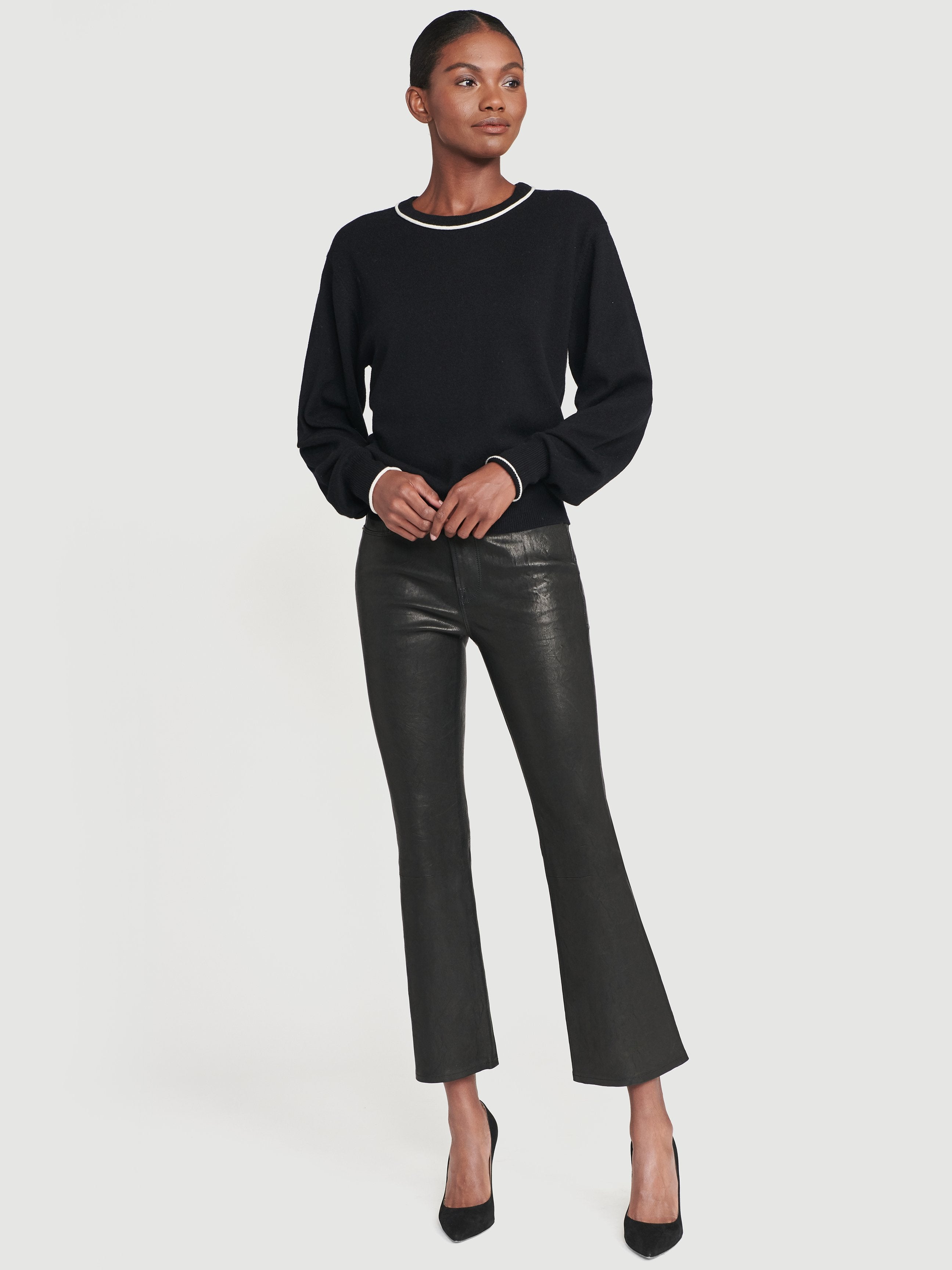 sweater front full body view