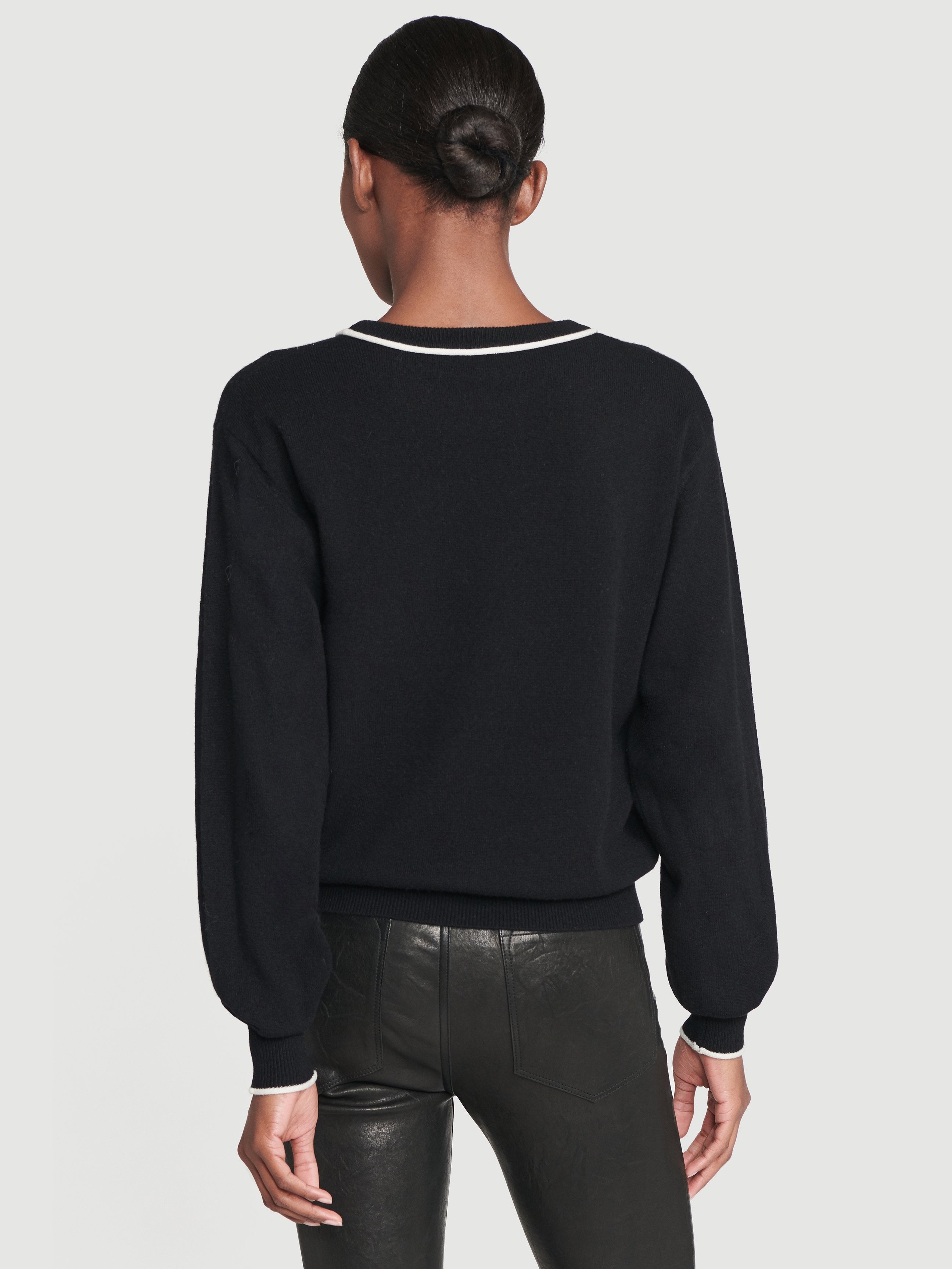 sweater back view