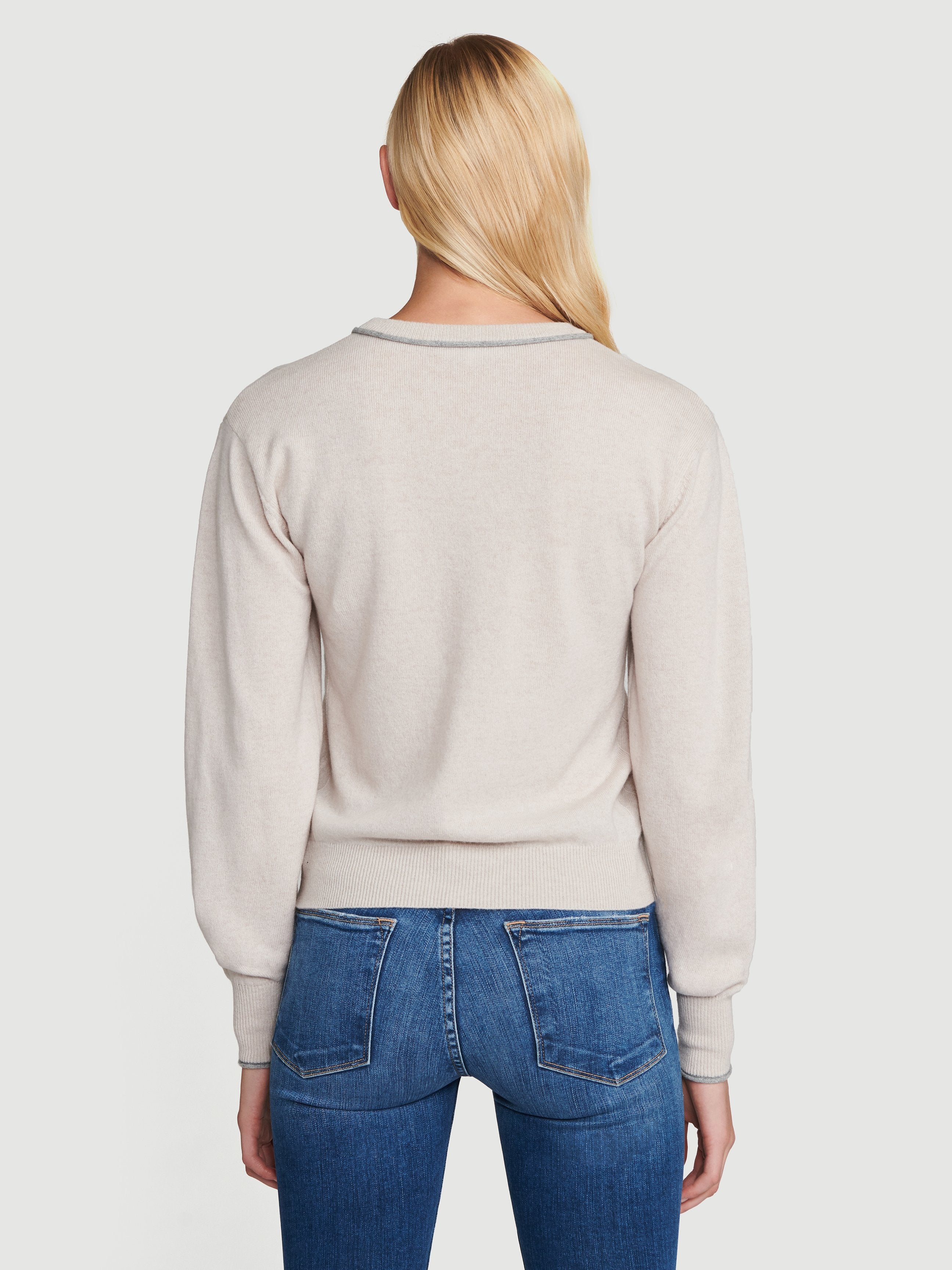 sweater back view