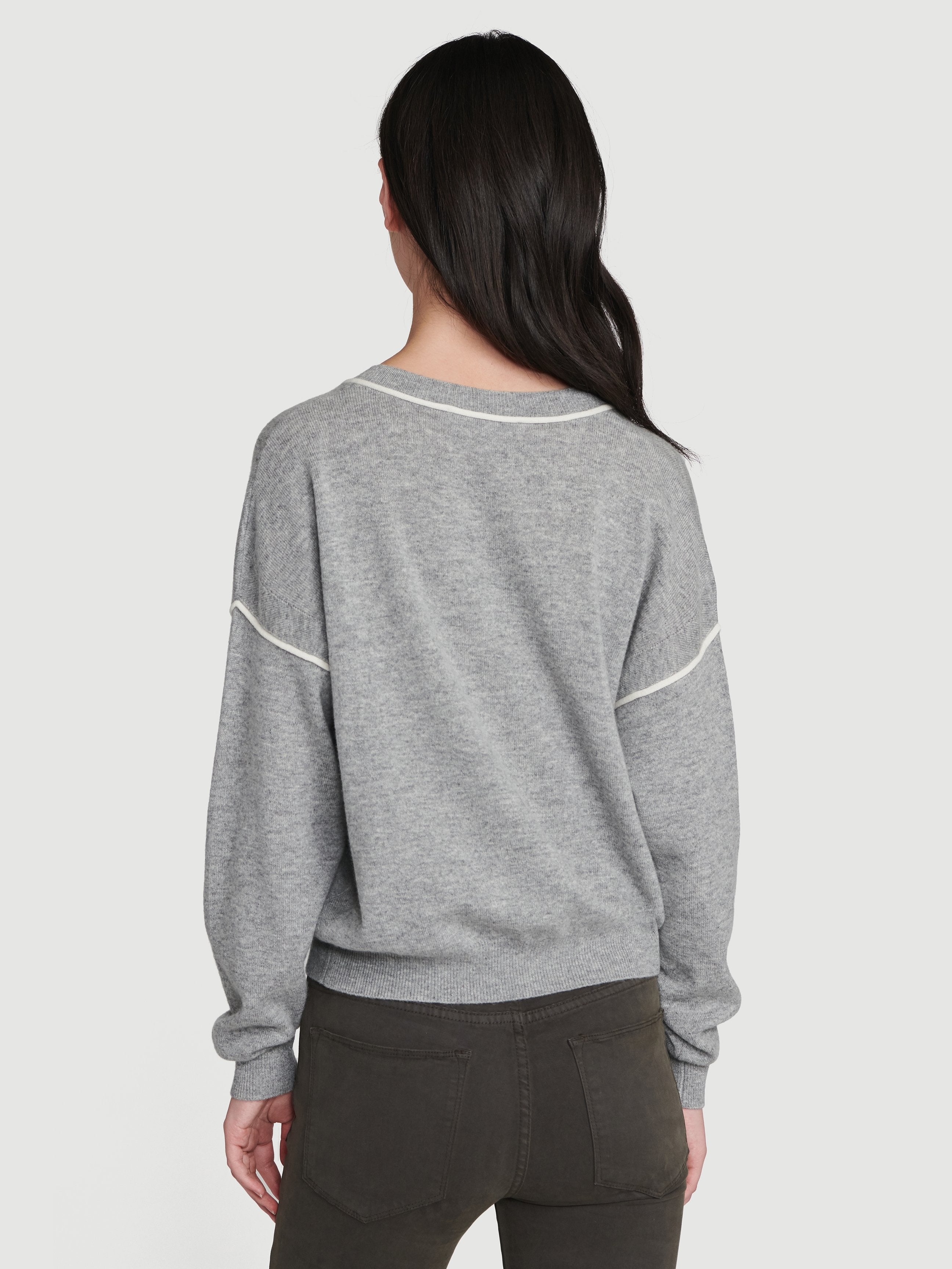 sweater back view