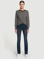 Sustainable Cashmere Twist Front Sweater 