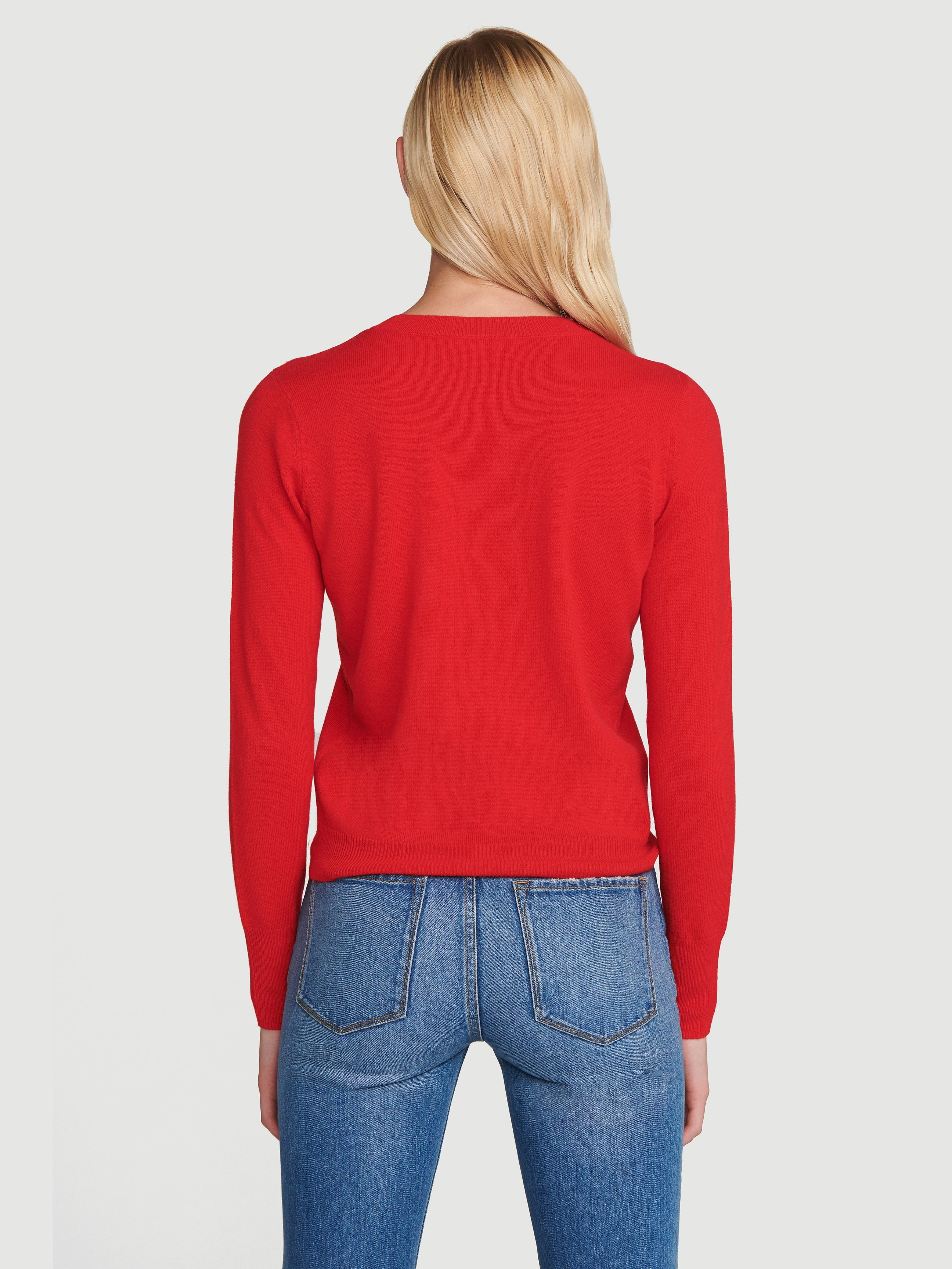 sweater back view