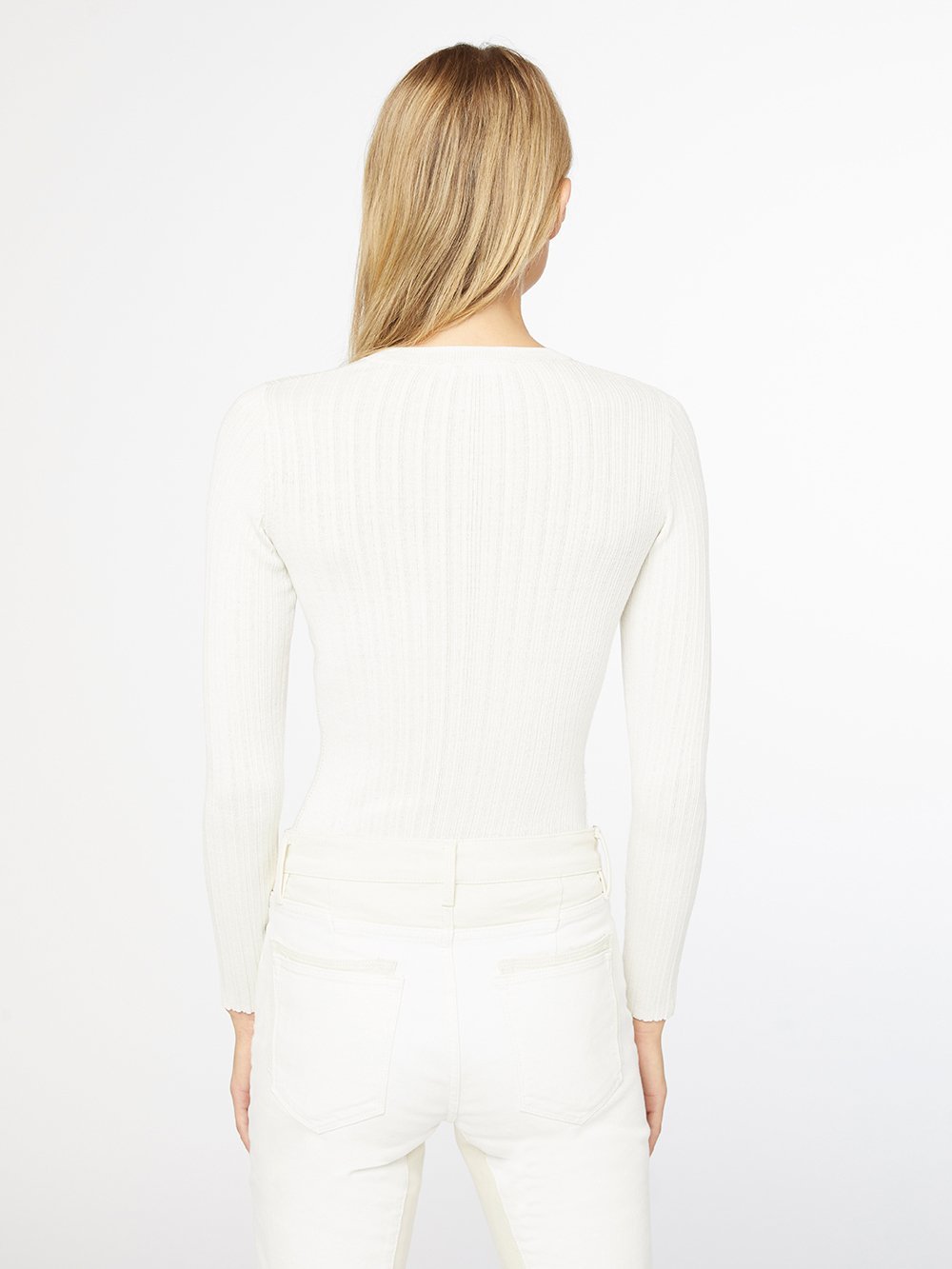 sweater back view