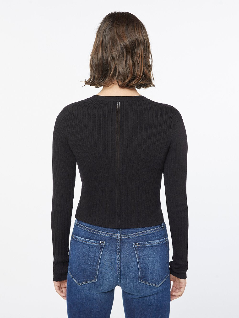 sweater back view
