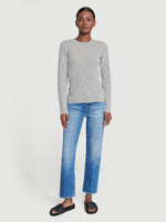 Sustainable Cashmere Fine Ribbed Crew 