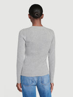 Sustainable Cashmere Fine Ribbed Crew 