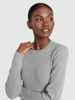 Sustainable Cashmere Fine Ribbed Crew 