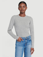 Sustainable Cashmere Fine Ribbed Crew 