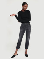 Sustainable Cashmere Fine Ribbed Crew 